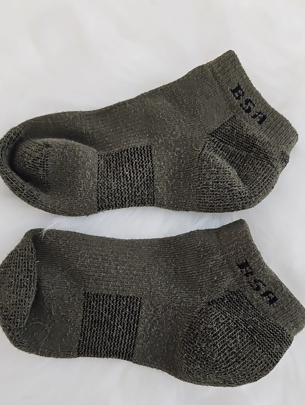 Scouts BSA CoolMax Uniform Low-Cut Athletic Socks - Olive Green Sz S